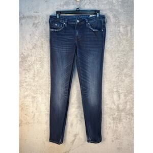 Diesel Jeans Gracey Size 30 Low Rise Straight Leg Super Slim Skinny Distressed